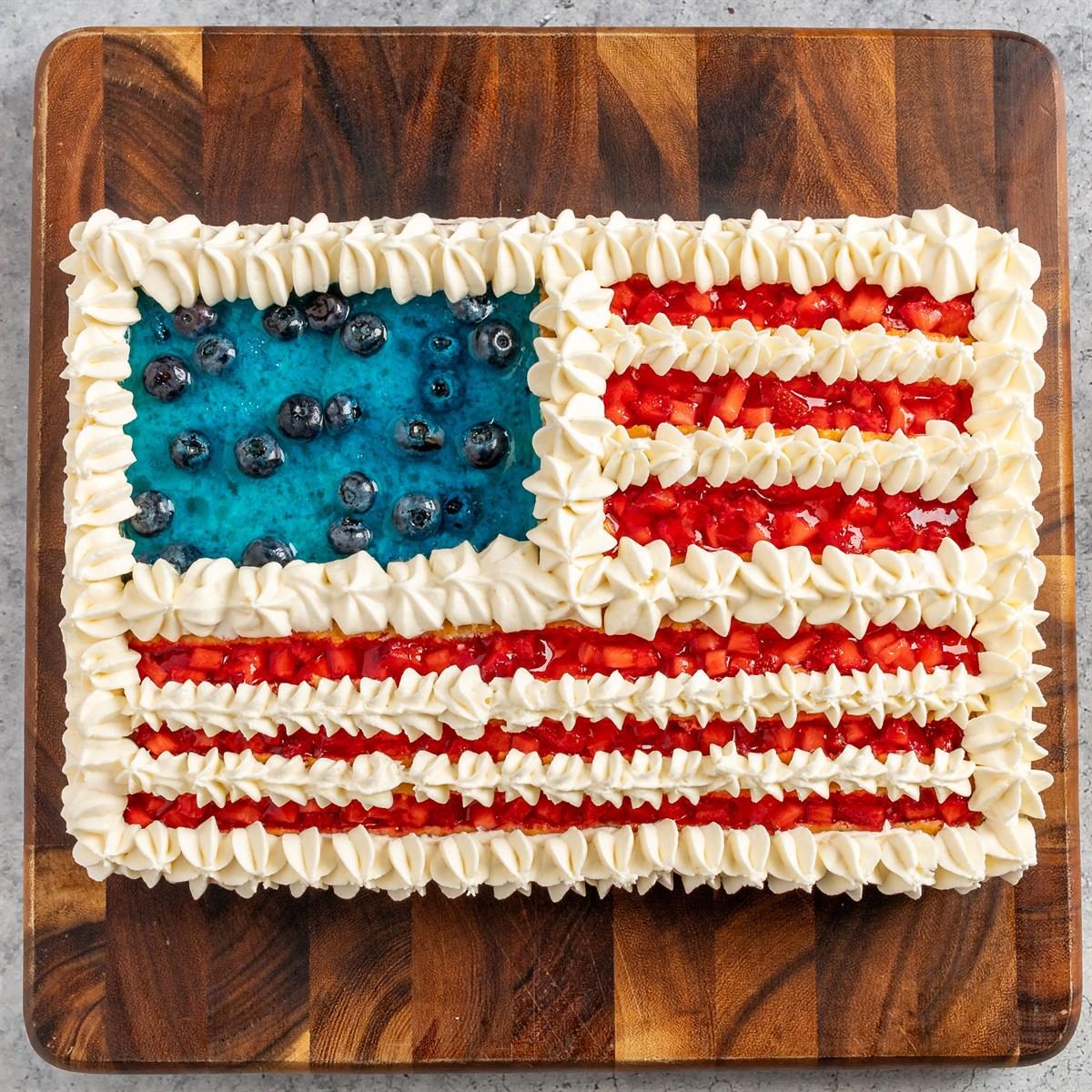 Flag Cake