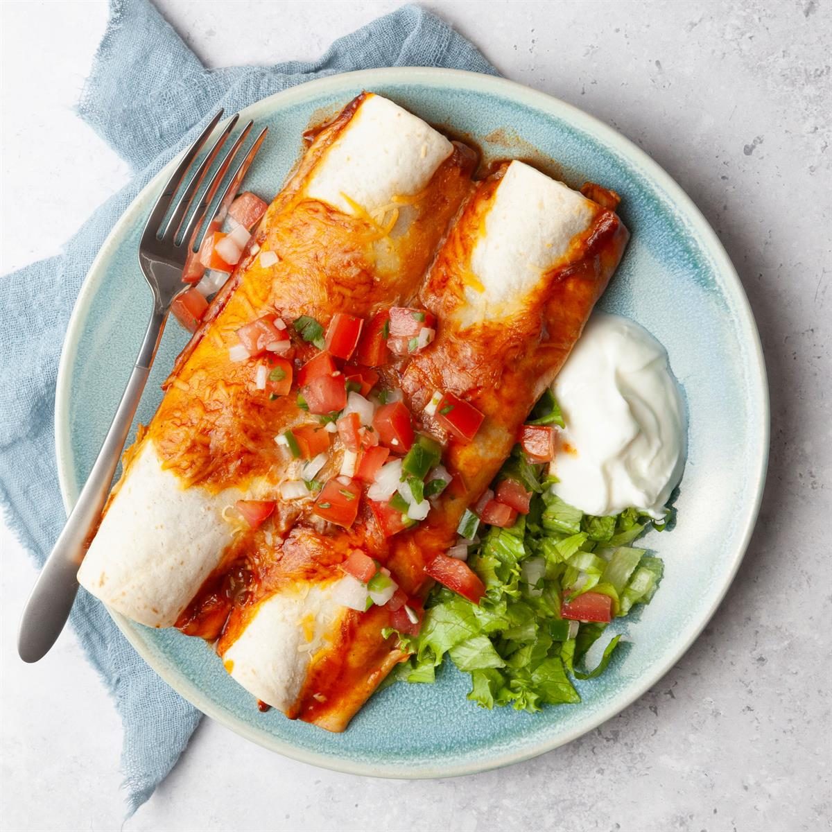 Hearty Chicken Enchiladas