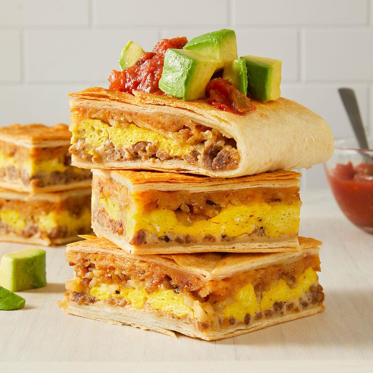 Sheet-Pan Breakfast Quesadillas