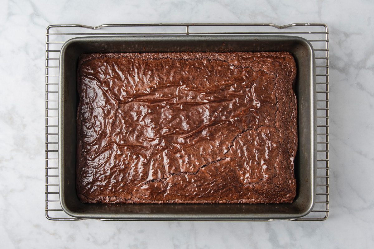 brownies in a pan