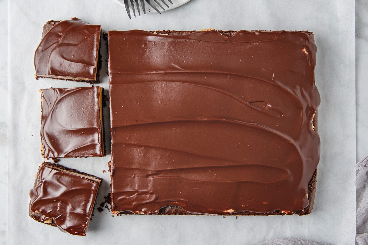 brownies cut in squares