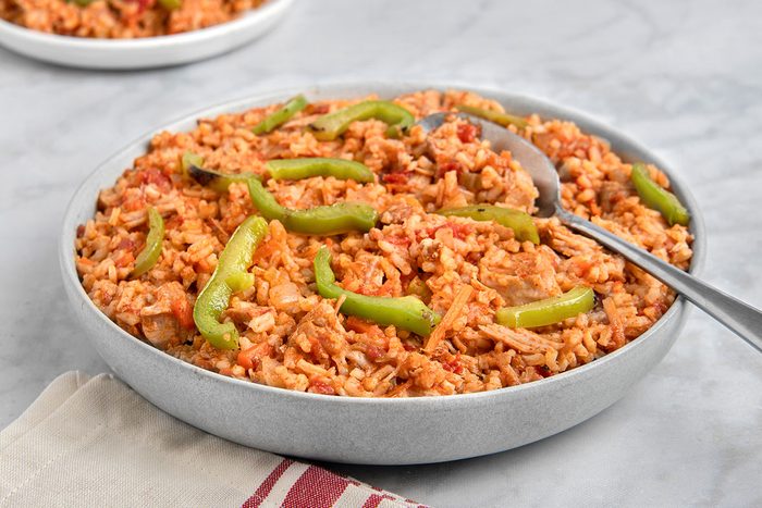 Cajun Pork Chops on a table, ready to serve
