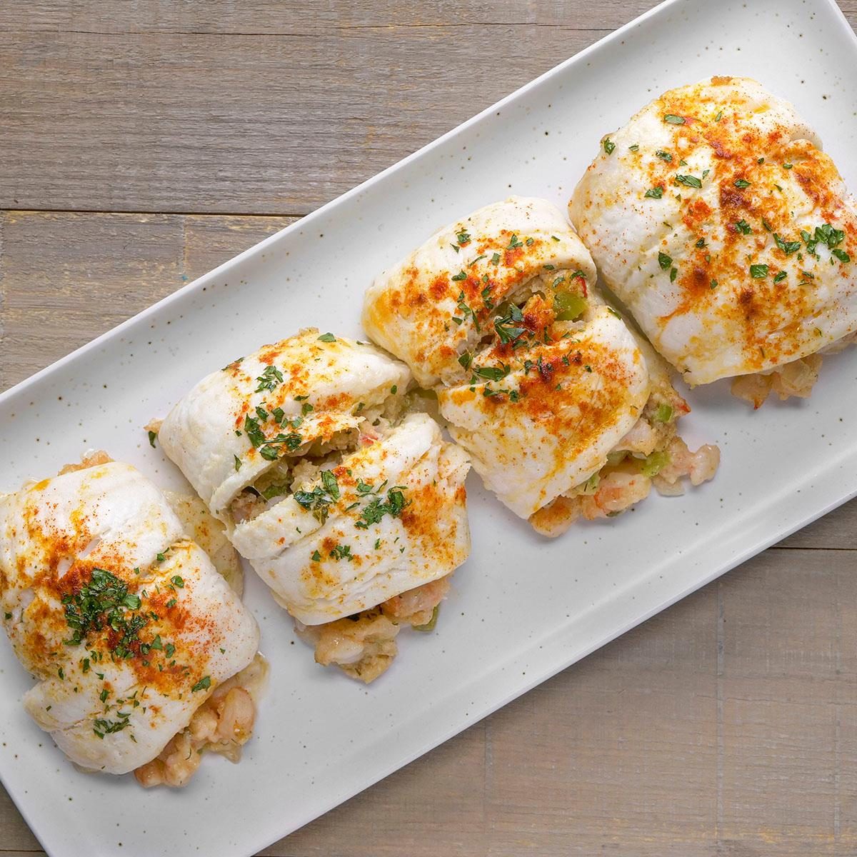 Shrimp-Stuffed Flounder