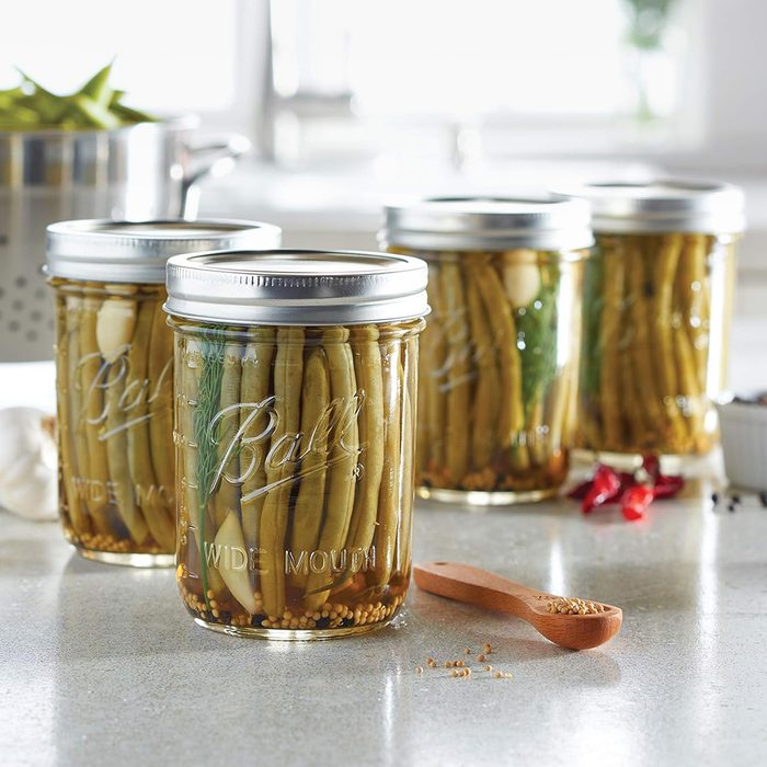 Fridge Organization Ideas - Mason Jars