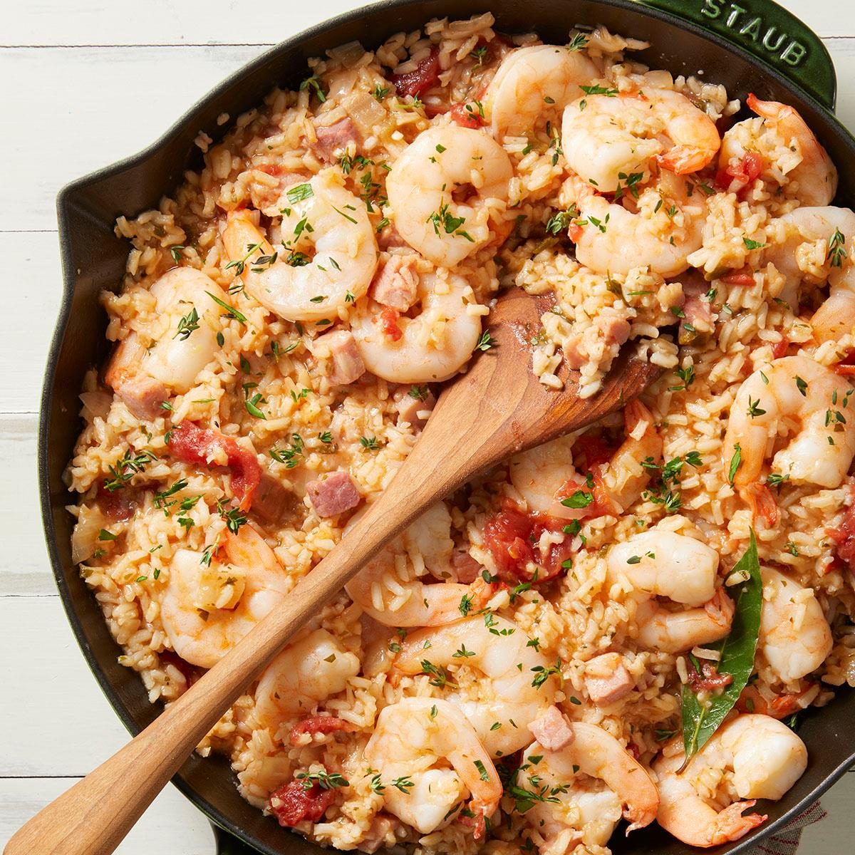 Ham and Shrimp Jambalaya