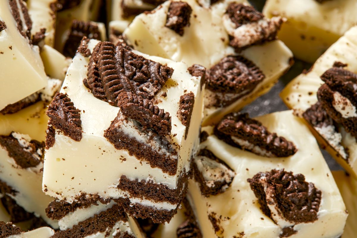 Rich and creamy Oreo Chocolate Fudge