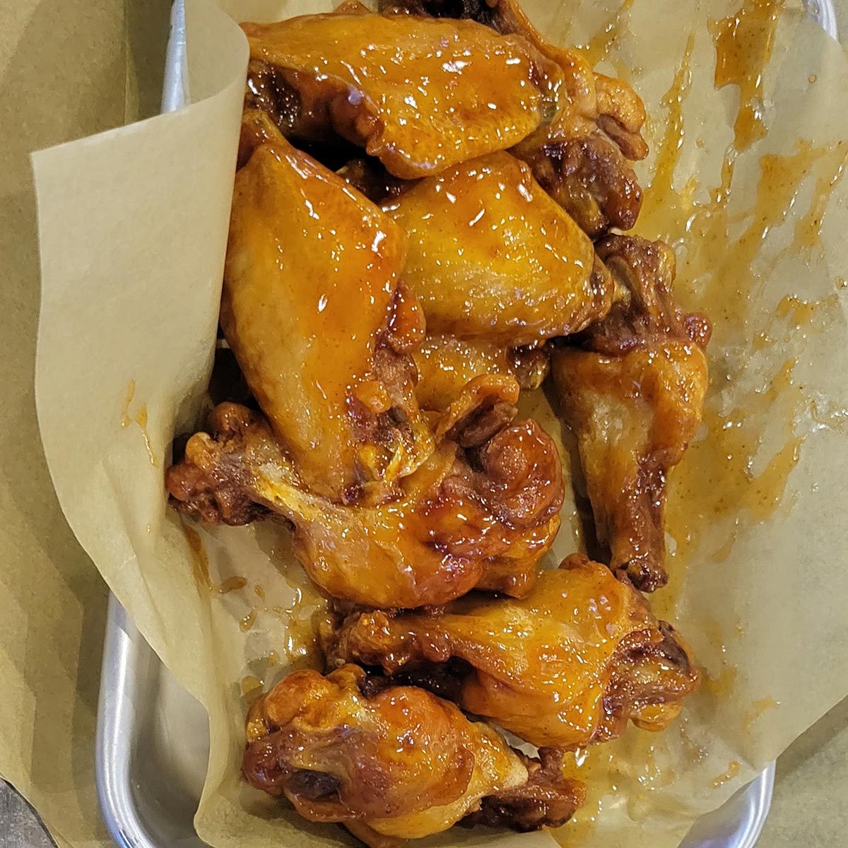 Mango Habanero chicken wings from Buffalo Wild Wings