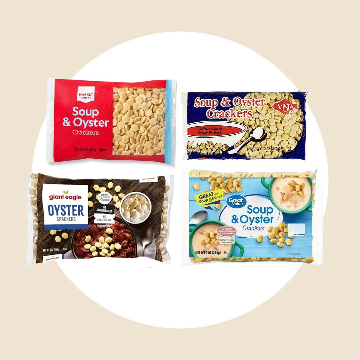 Four brands of recalled oyster crackers