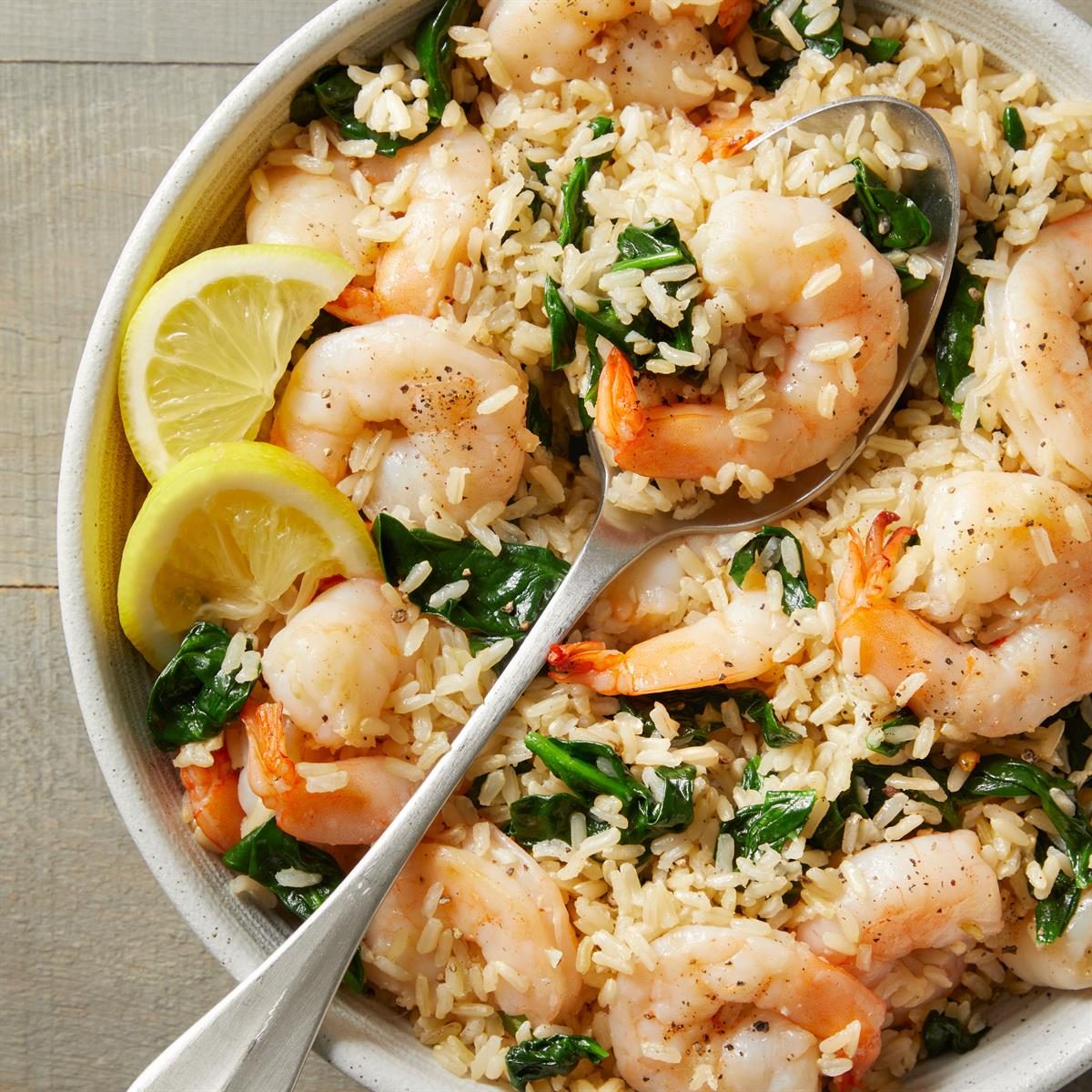 Garlic Shrimp and Rice