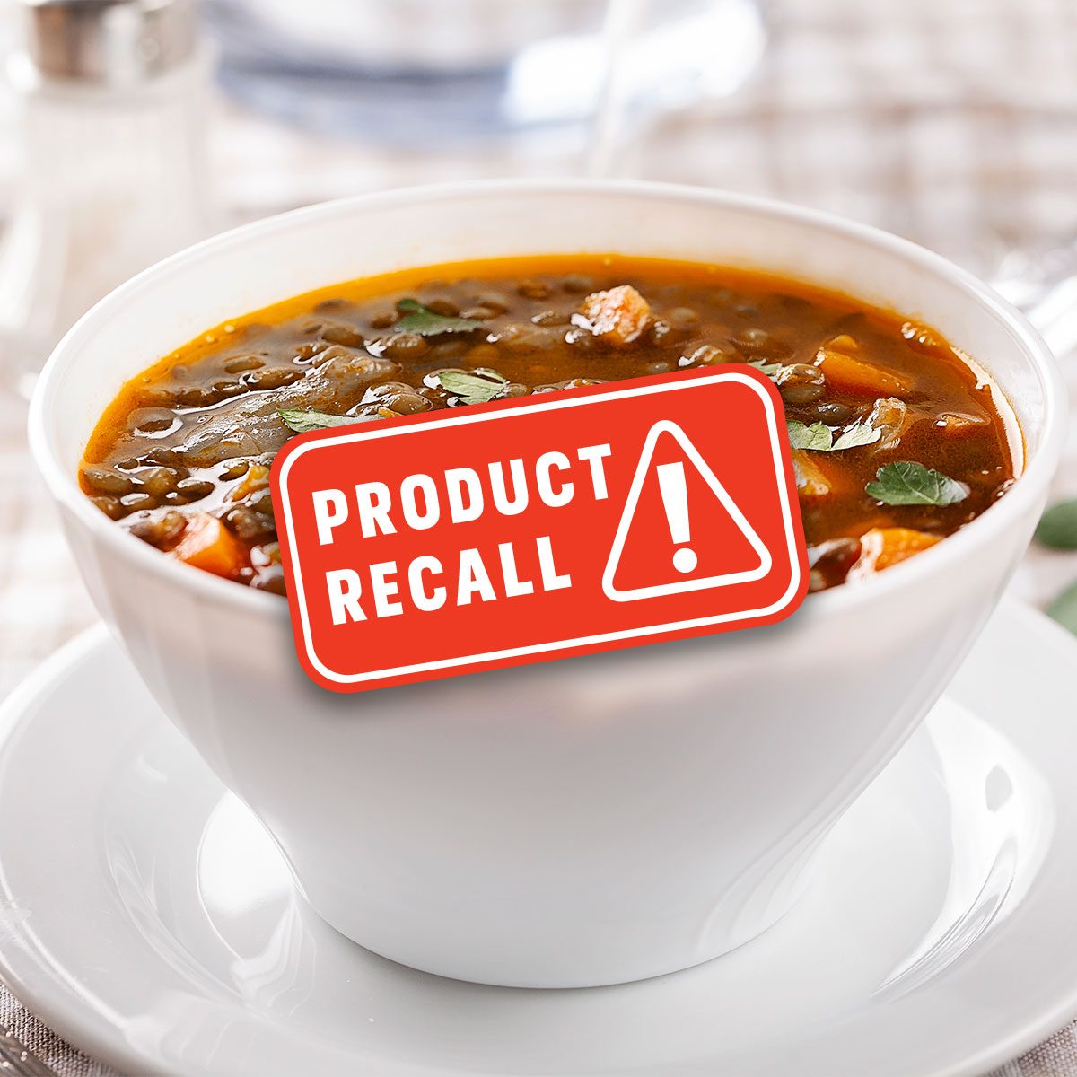 Soup Recall: Several Popular Brands of Soup May Contain Bits of Wood