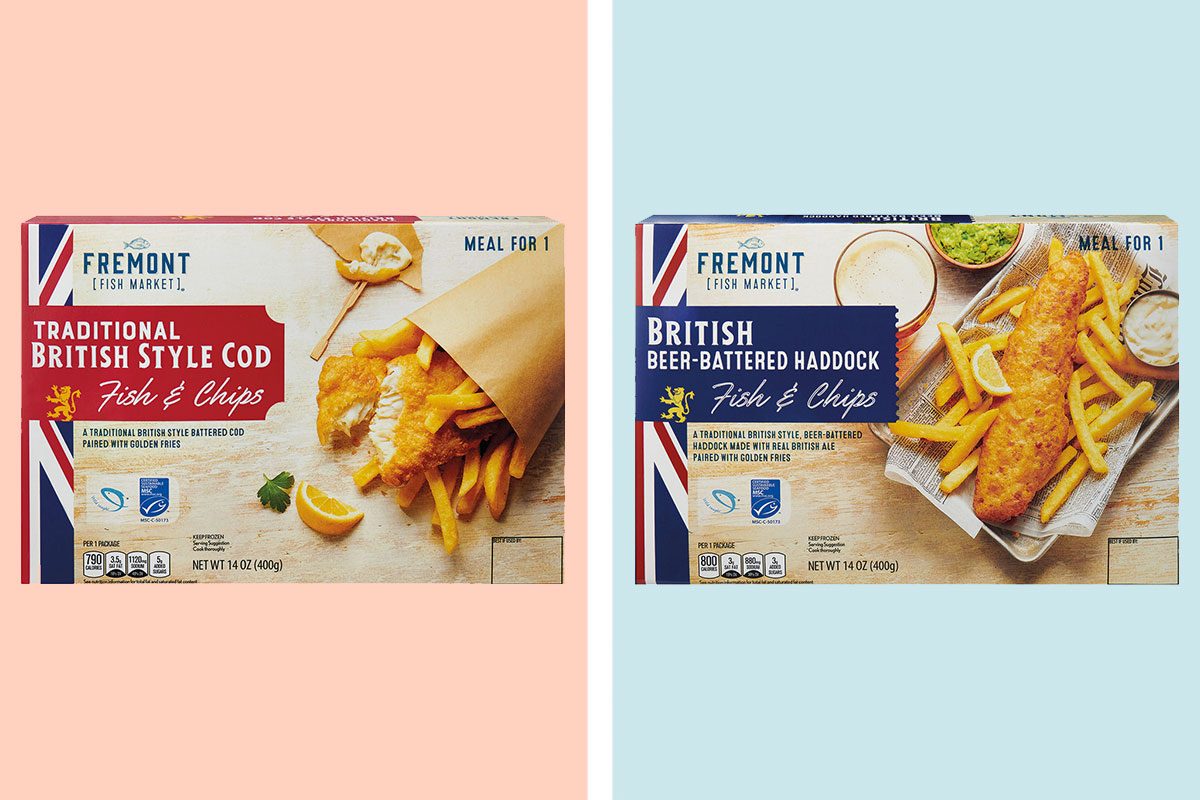 Aldi drozen food side by side