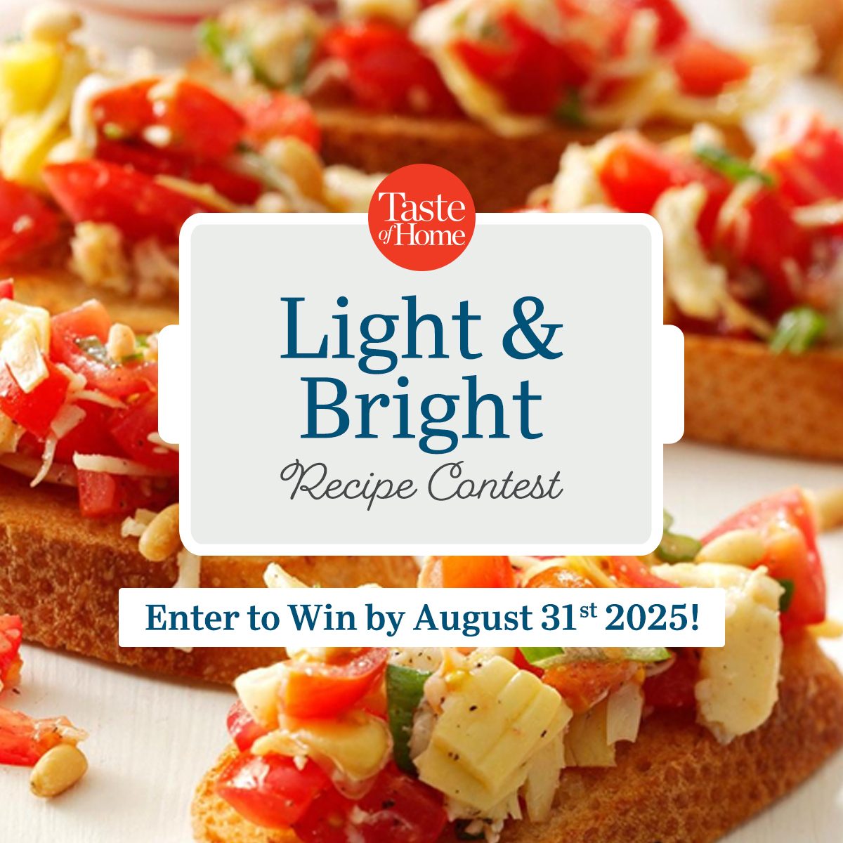 ‘Light & Bright’ Recipe Contest Announcement