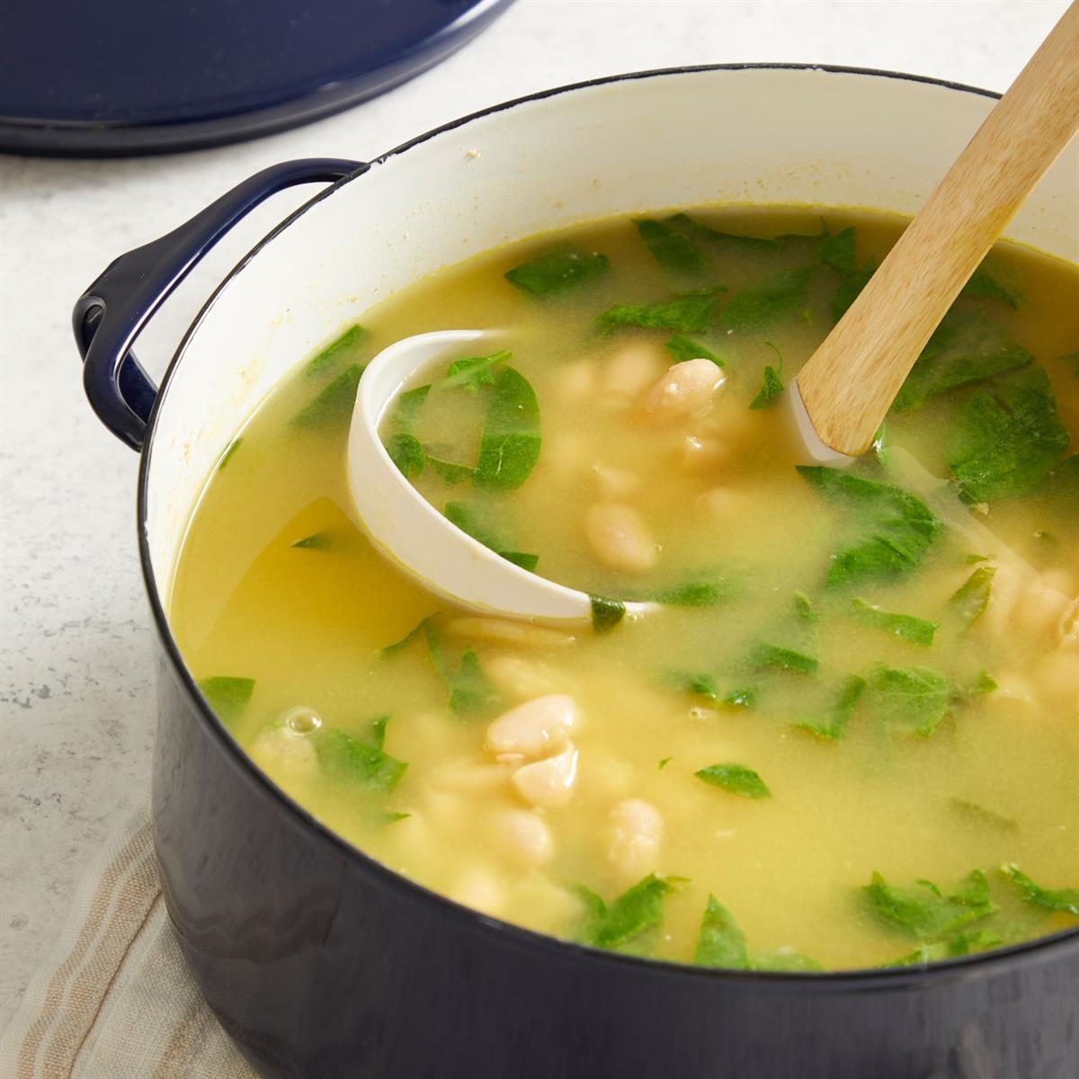 White Bean Spinach Soup