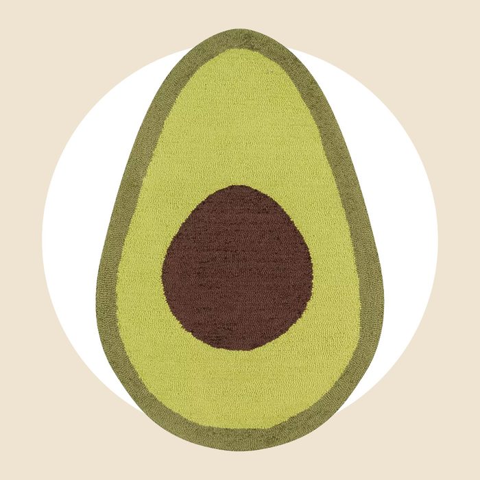 8 Irregular Shaped Rugs That Bring A Touch Of Whimsy Hooked Avocado Rug Via Target.com 07