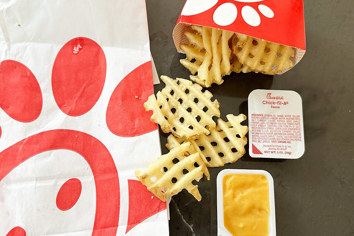 Chick Fil A Sauce with Potato Chips