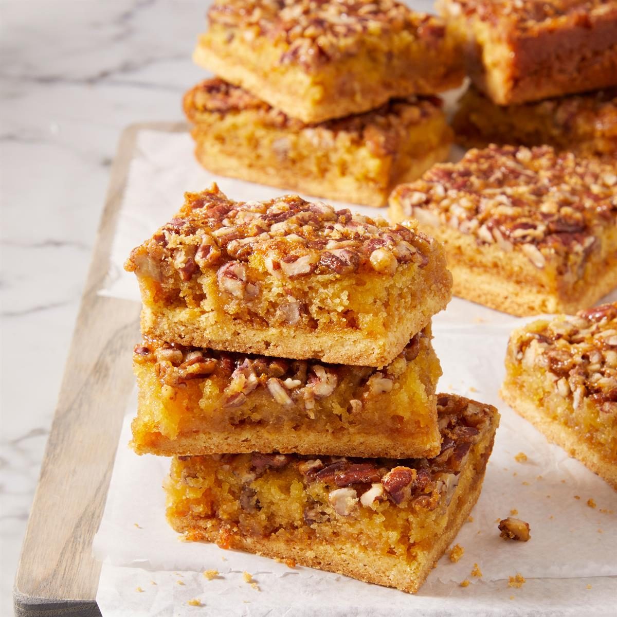 Pecan Pie Bars with Cake Mix