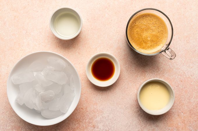 Ina Garten's Vanilla Coffee Shakerato Ingredients