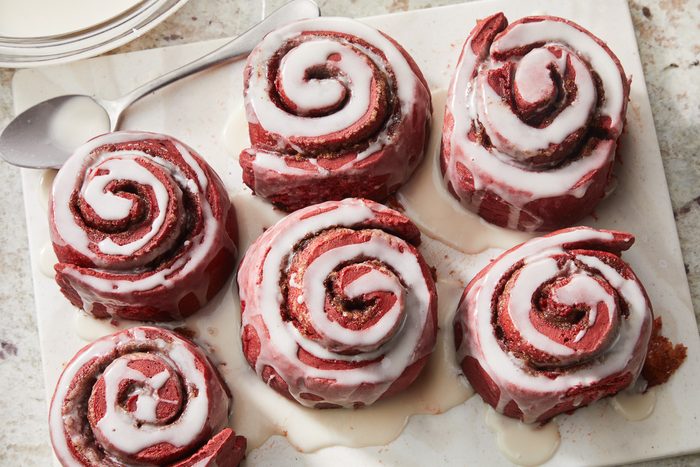 Red Velvet Cinnamon Rolls