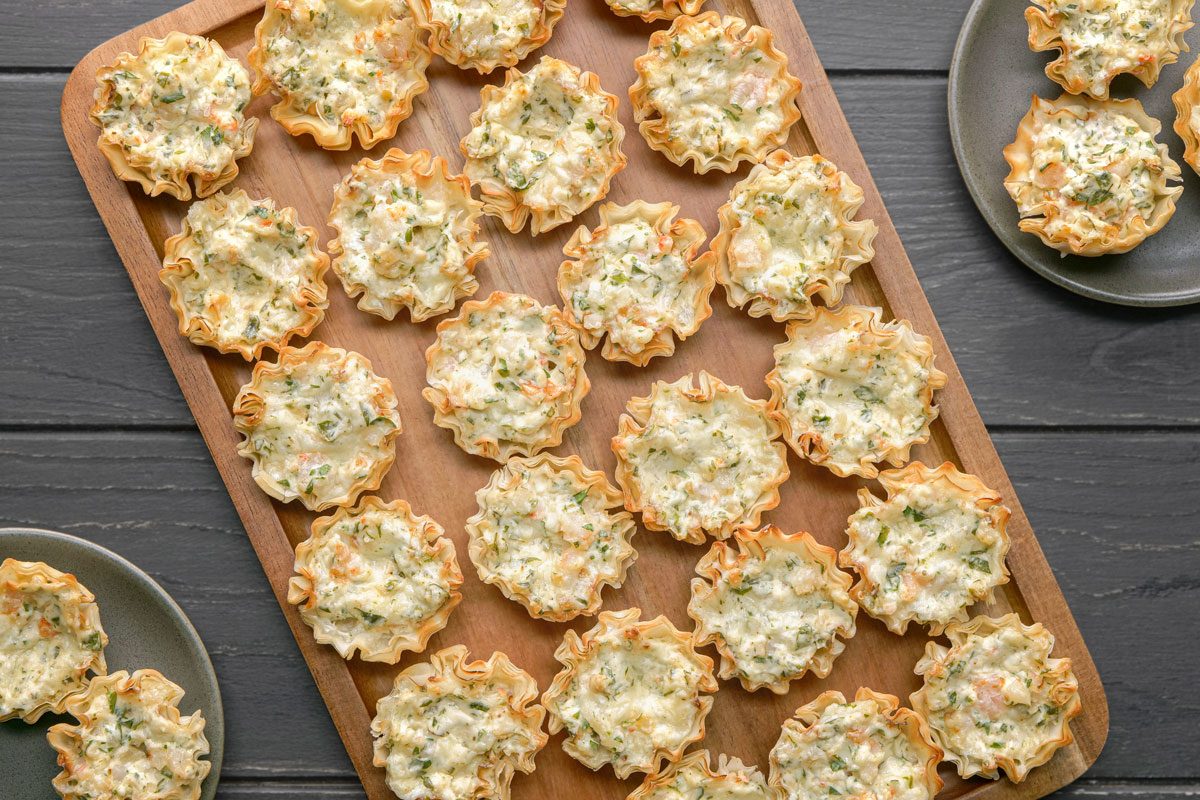 Overhead shot of Shrimp Bites;