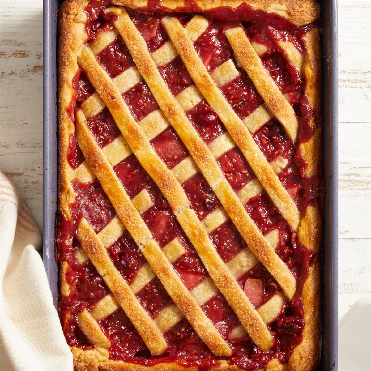 Apple Cranberry Slab Pie