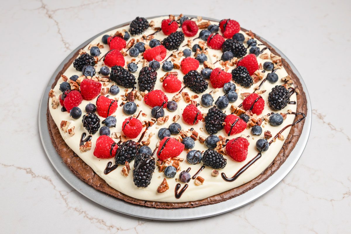 Brownie Fruit Pizza