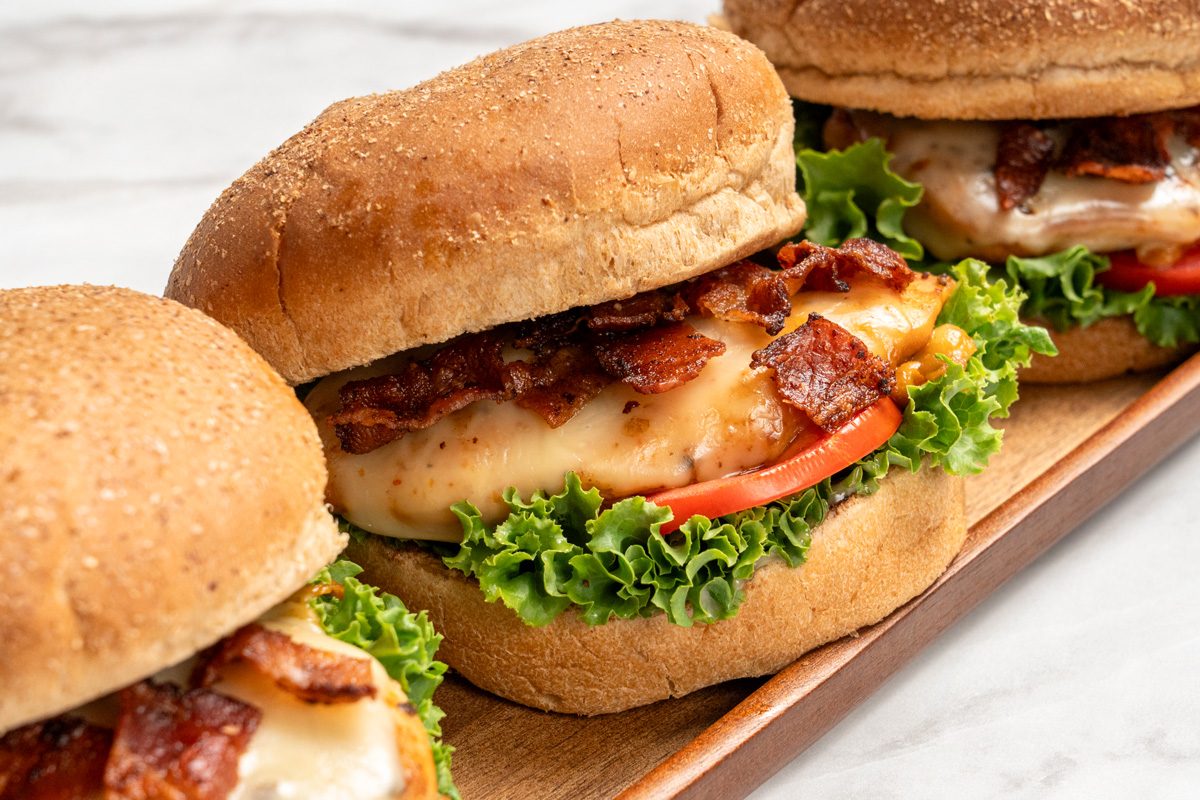 Chicken Bacon Swiss Sandwich