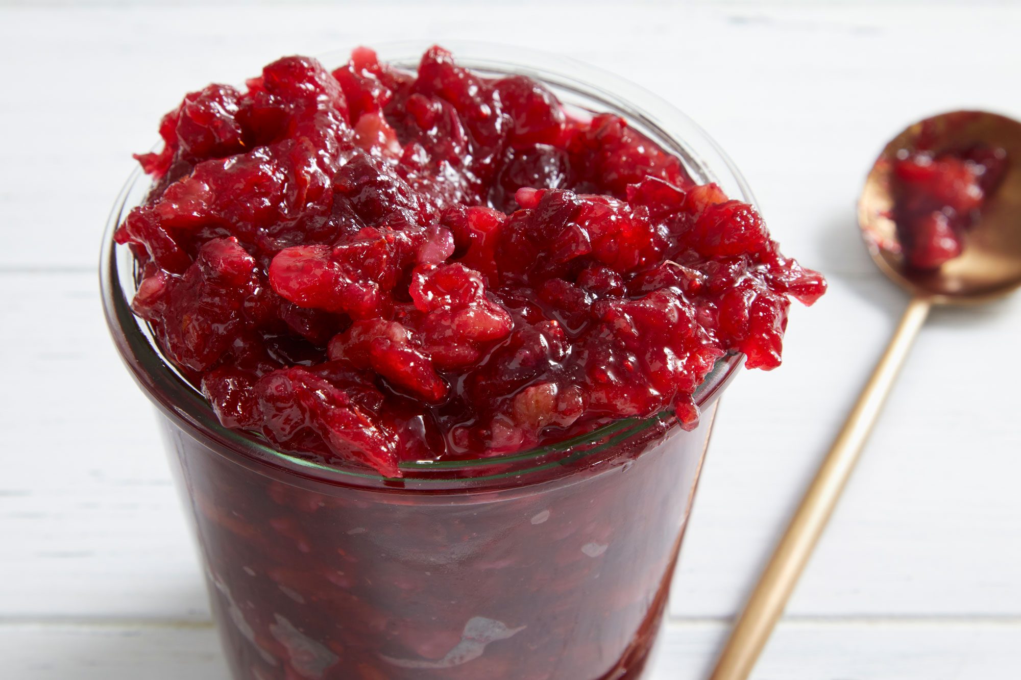 3/4 shot of Pomegranate Cranberry Relish