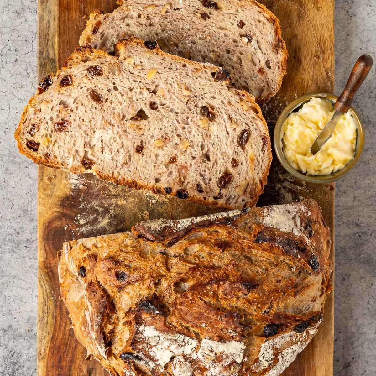 Walnut Raisin Bread