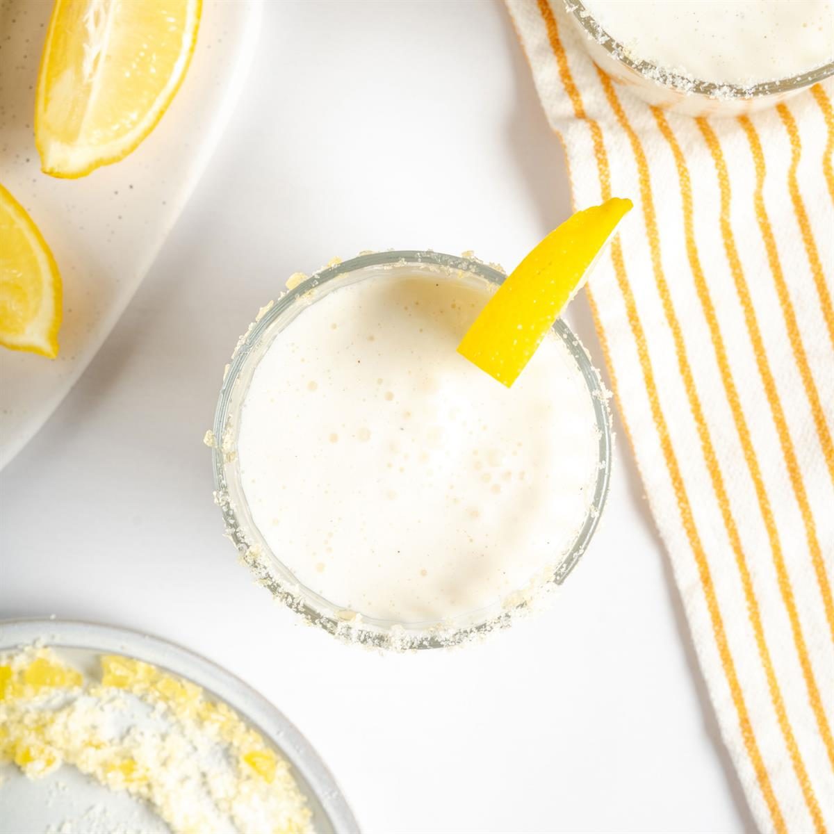 Creamy Lemon Milk Shakes
