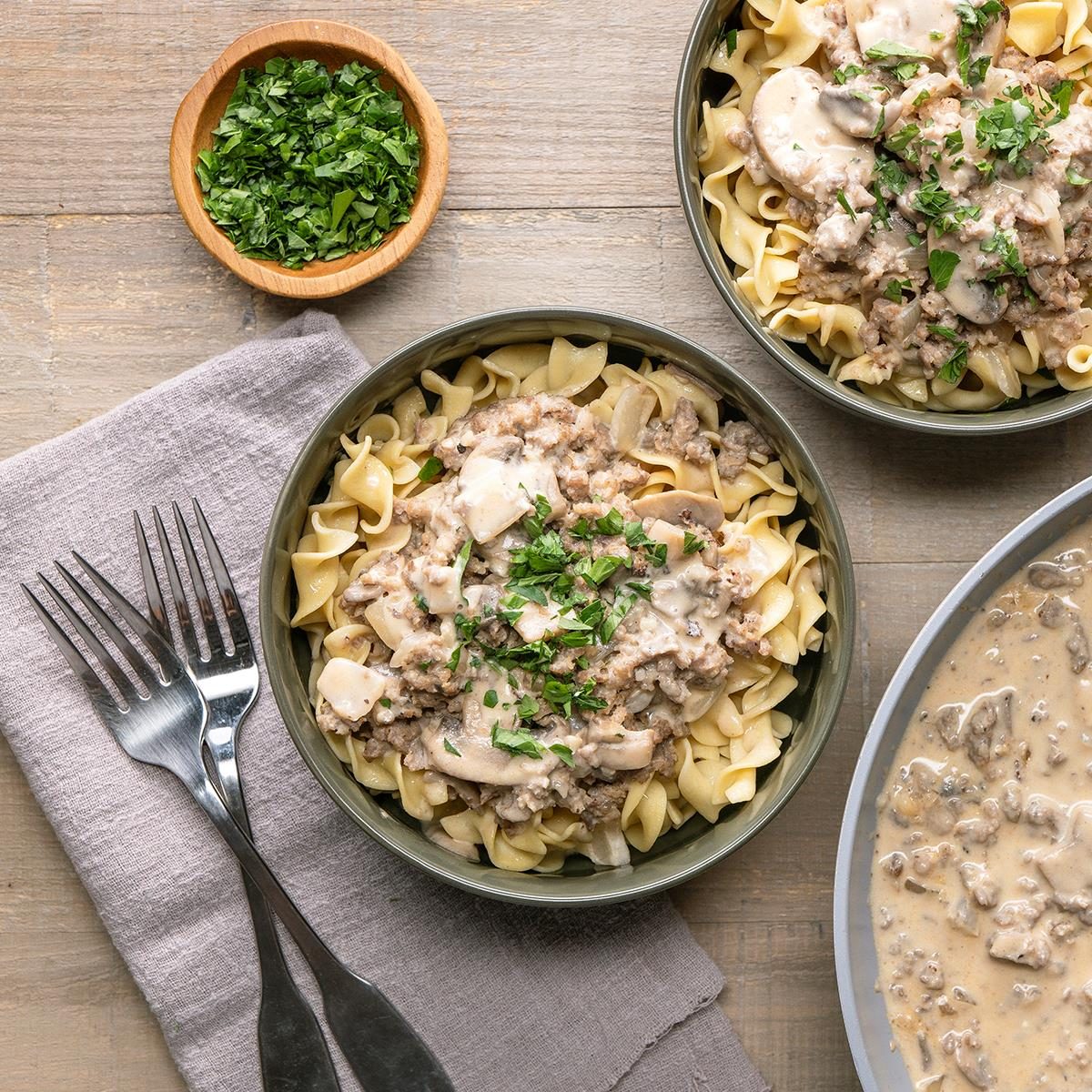 Sausage Stroganoff