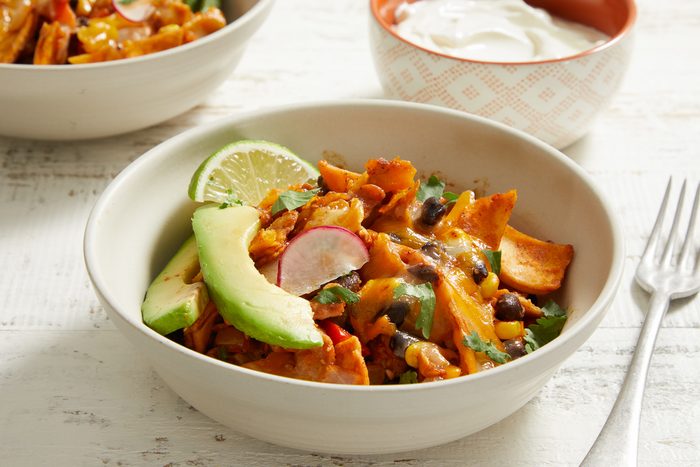 Vegetarian Skillet Enchiladas