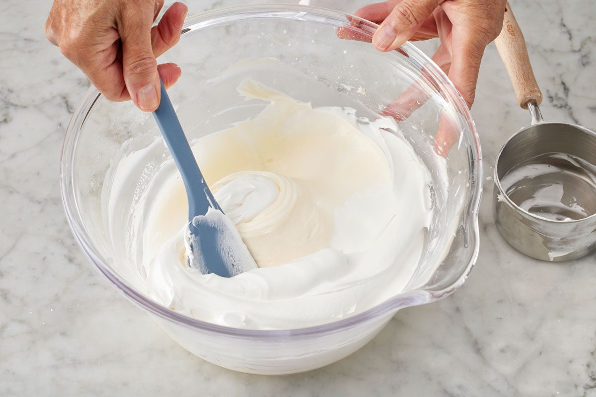 Fold in 2 cups whipped topping.