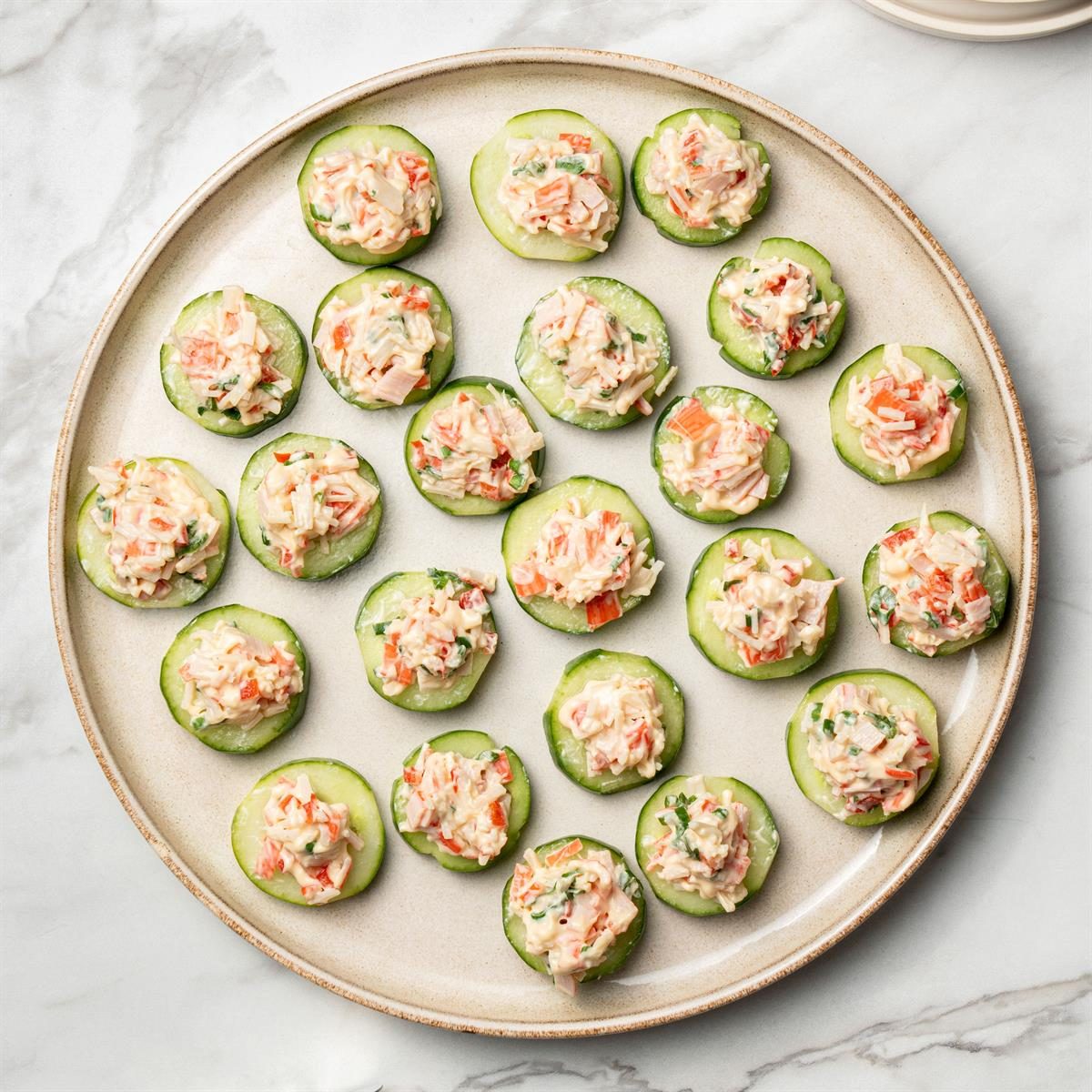 Crab Cucumber Bites