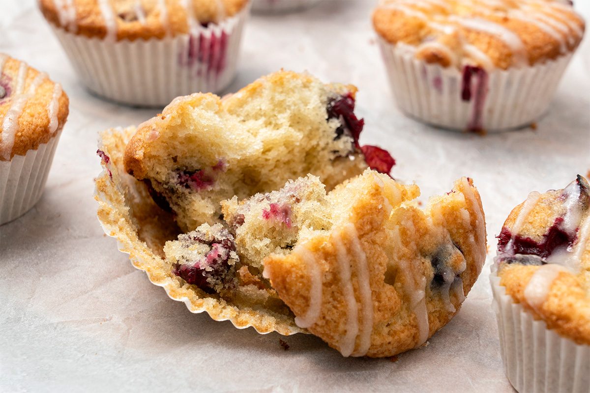 Cranberry Cream Cheese Muffins
