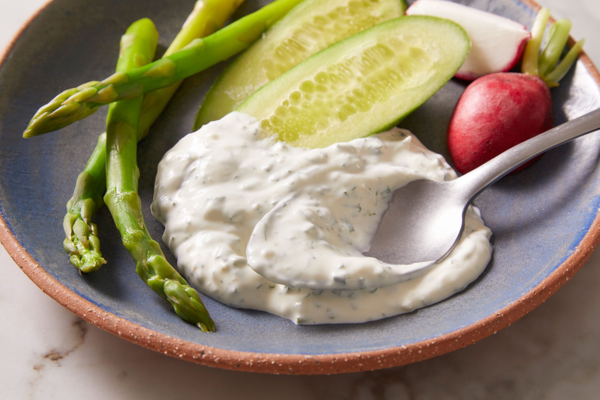 Close up shot of Fresh Herb Dip