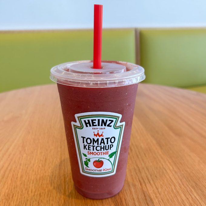 I Tried The New Ketchup Smoothie From Smoothie King