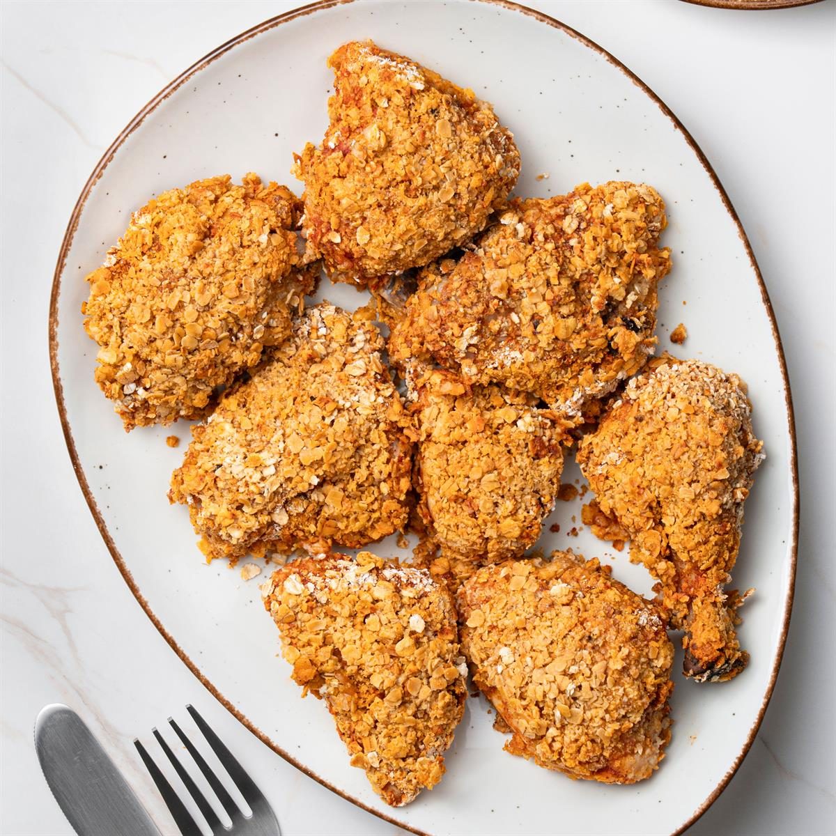 Oatmeal-Crusted Chicken