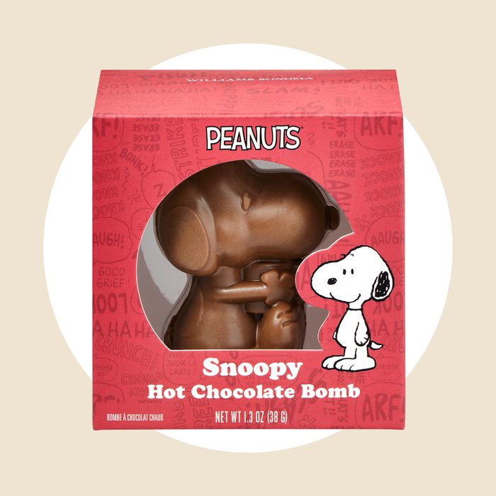 Peanuts X Williams Sonoma Snoopy Hot Chocolate Bomb Via Williams Sonoma.com