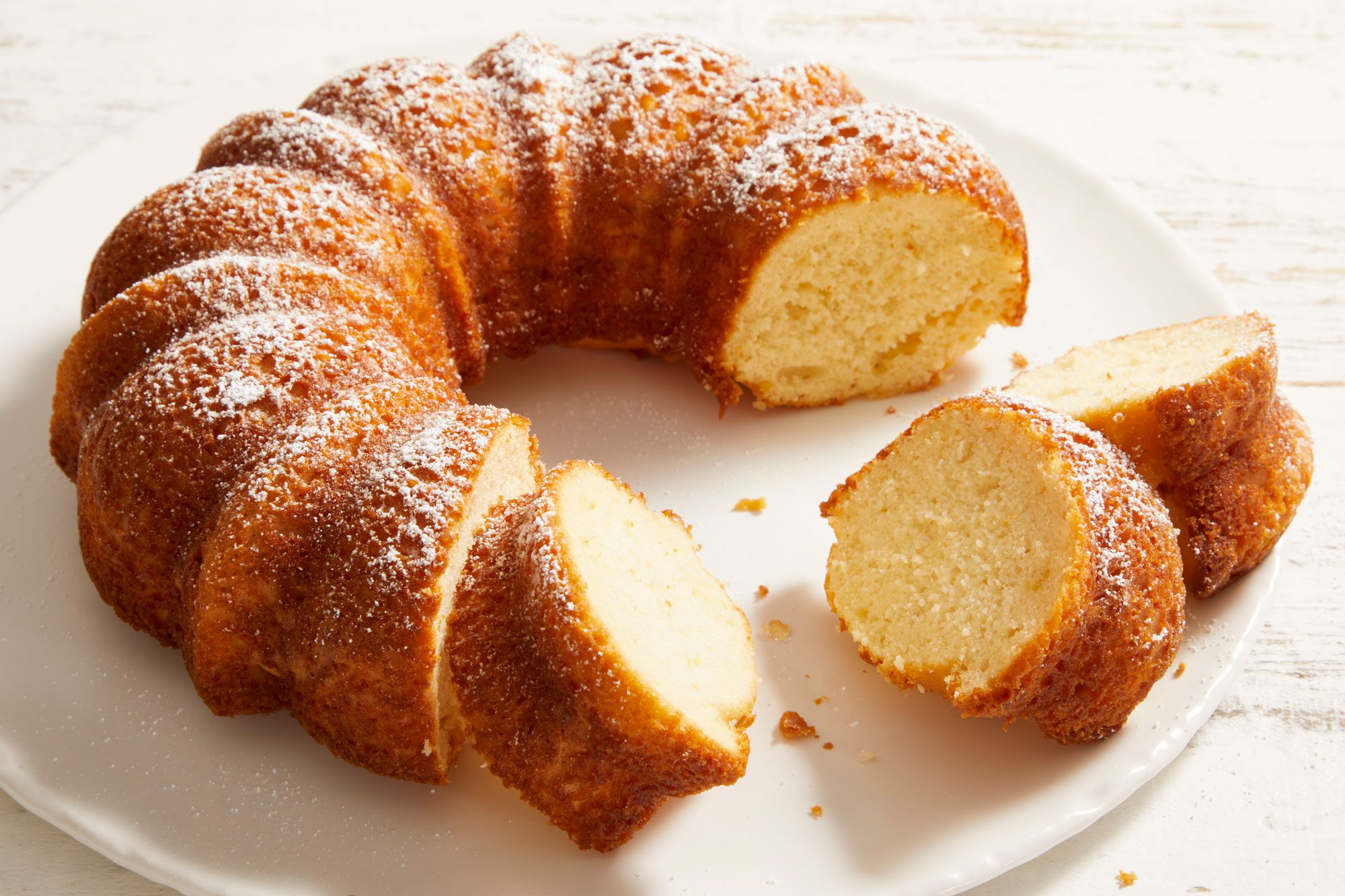 3/4 shot of Pear Bundt Cake;