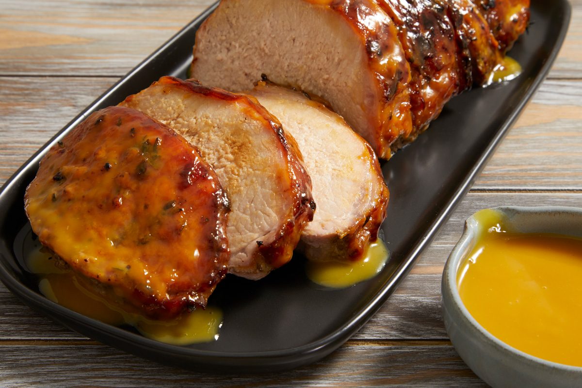 Pork Loin With Orange Glaze
