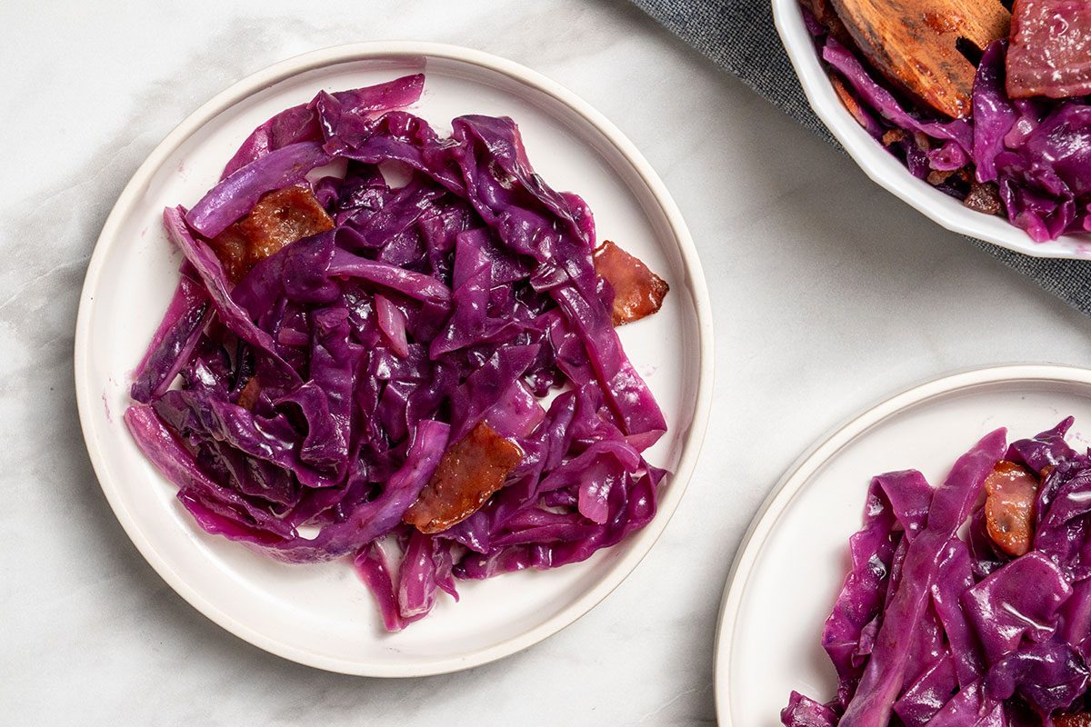 Red Cabbage With Bacon 