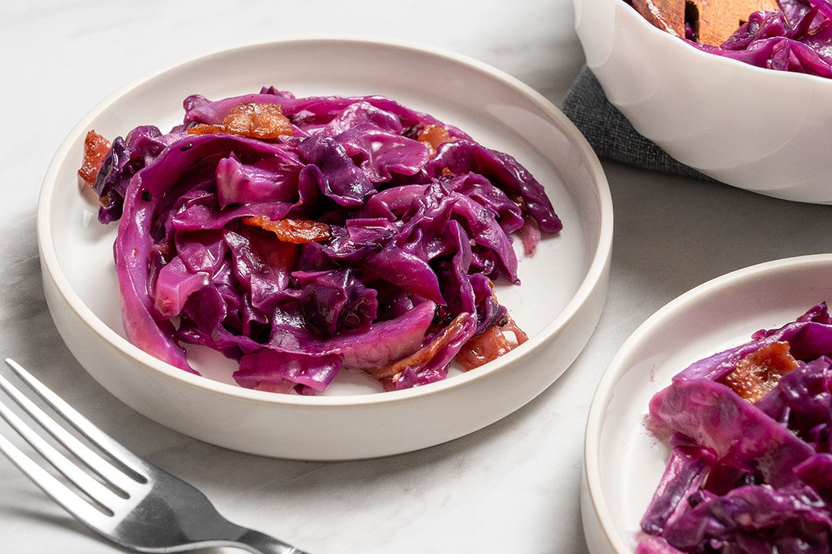 Red Cabbage With Bacon 