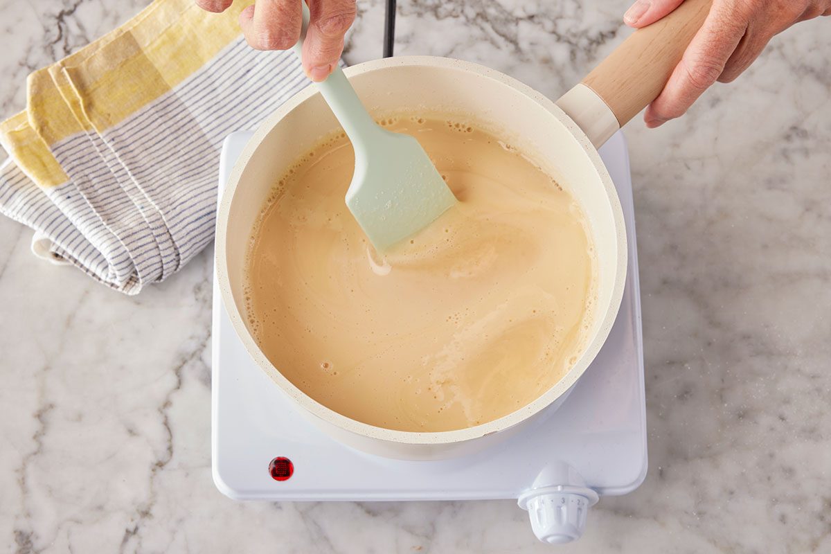 Different type of choclated being added in the mixture