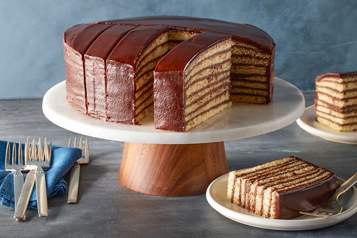 Smith Island Cake served and ready to eat