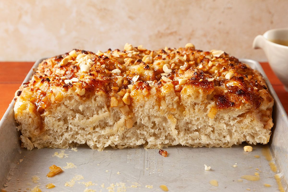 Caramel Apple Focaccia 