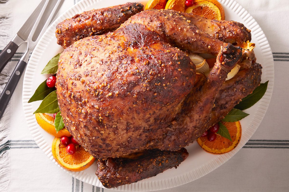 Cranberry Maple Glazed Turkey