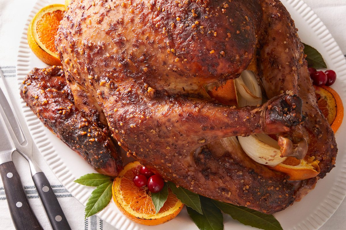 Cranberry Maple Glazed Turkey