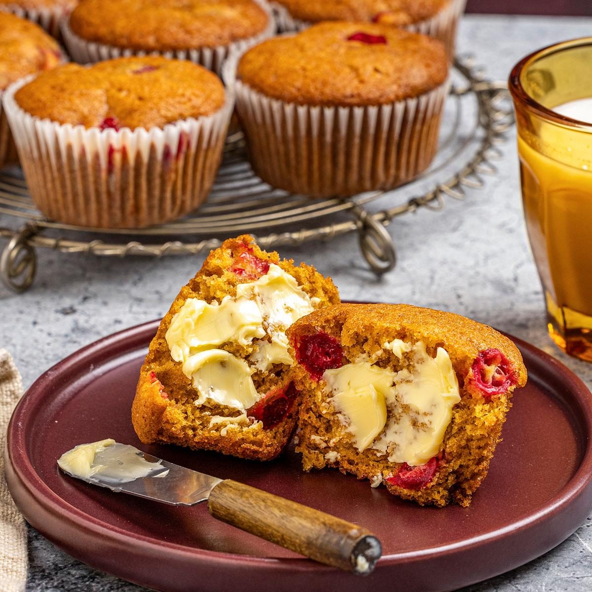 Pumpkin Cranberry Muffins