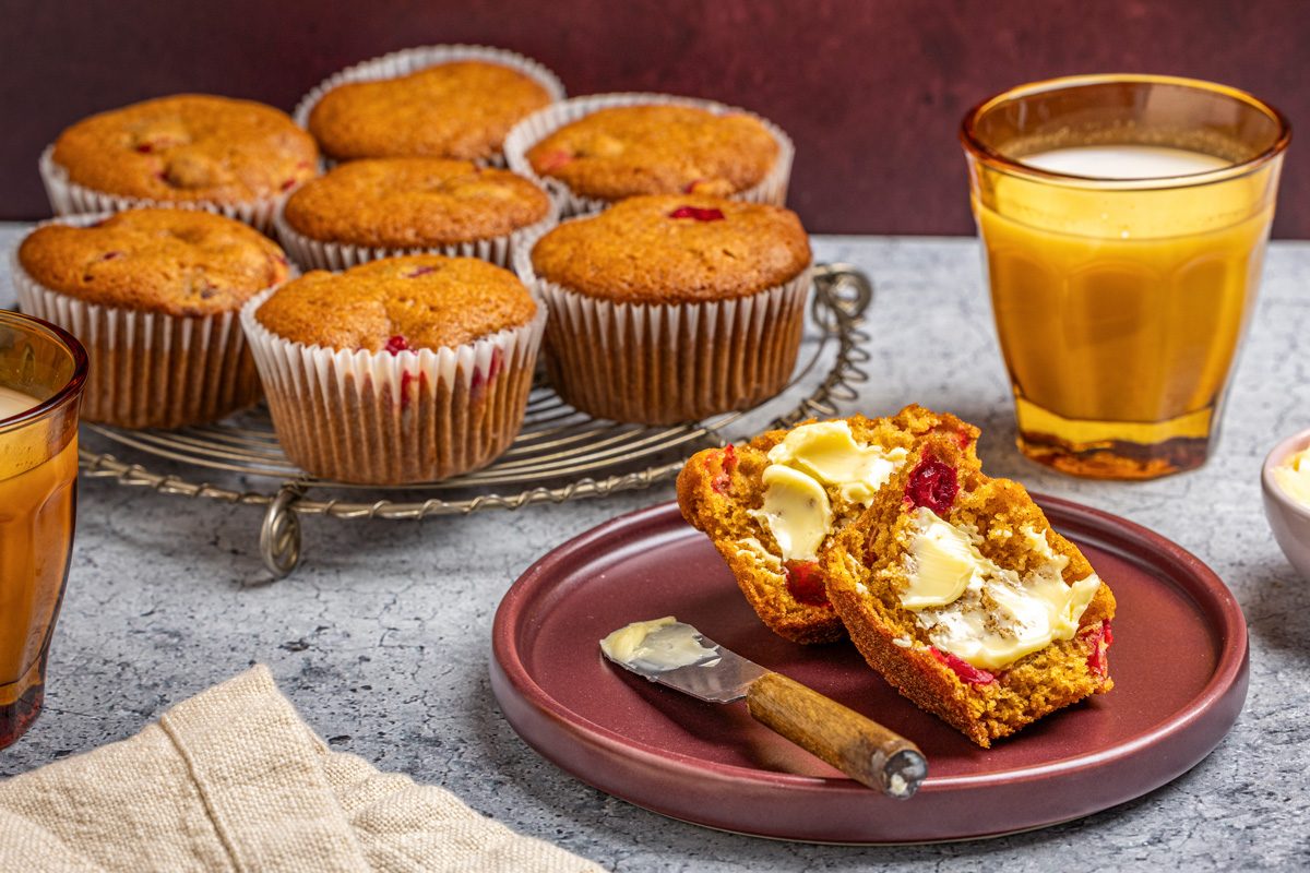 Cranberry Pumpkin Muffins