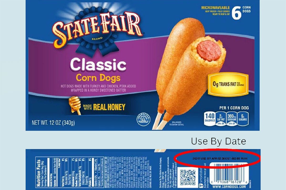 Hillshire Farms Recalls 58 Million Pounds Of Product After Injury Reports Sweetfair Classic Corn Dog Packaging Courtesy Usda